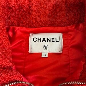 CHANEL Scarlet Textured Jacket